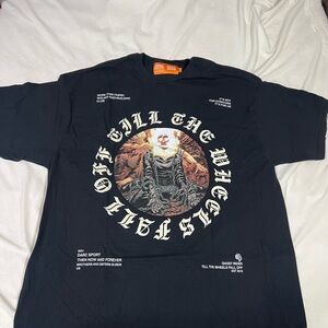 Darc Sport Marvel Ghost Rider Black Graphic Tee